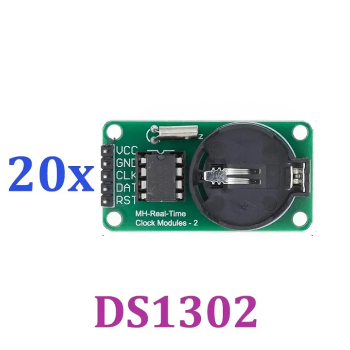 DS1302%20Real%20Time%20Clock%20Module%20Without%20CR2032%20Battery%20Timing%20Electronic%20Components%2020Pcs/Set%20-%20Image%205