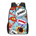 Anime Graffiti Sticker Pattern School Bag for Children Girls Boys Casual Backpacks Kids Backpack Teenager 16“ School Bags.