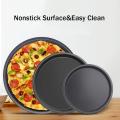 3 pieces Set Non Stick/Oven Proof Heavy Pizza Pan / Mold With Black Coding- 1set. 