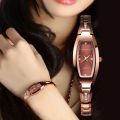Di Shi Du Small dial Oval watch Women's waterproof, light luxury, niche women's watch Small and exquisite bracelet watch Women's watch.