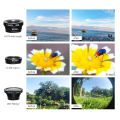3 in 1 Cell Phone Accessory Optical Glasses Wide angle Macro Fisheye Universal Clip lens. 
