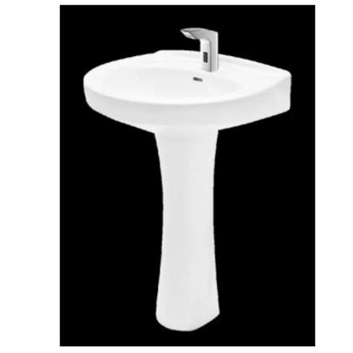 Basin set charu with stand ceramic basin