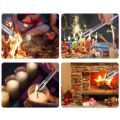 Stainless Steel Outdoor Cooking Survival Blow Fire Tube Portable Fire Starter Tube Retractable Camping Blow Fire Tube Lighter. 