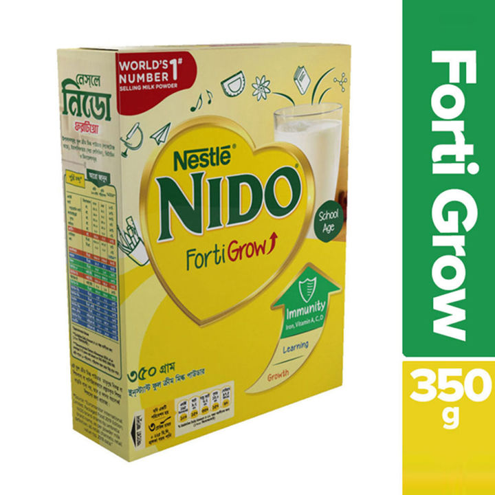 NIDO FortiGrow ( 5+ Years ) Milk Powder Bib - 350g