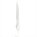 8 bone transparent umbrella long handle large single female white net red umbrella semi-automatic sturdy student advertising umbrella.