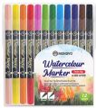 Mungyo Watercolor Twin Tip Pen Set of 12 Multicolor Colors. 