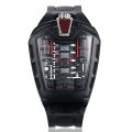 Poison sports car concept racing mechanical style six cylinder engine compartment creative watch men's trend fashion watch. 