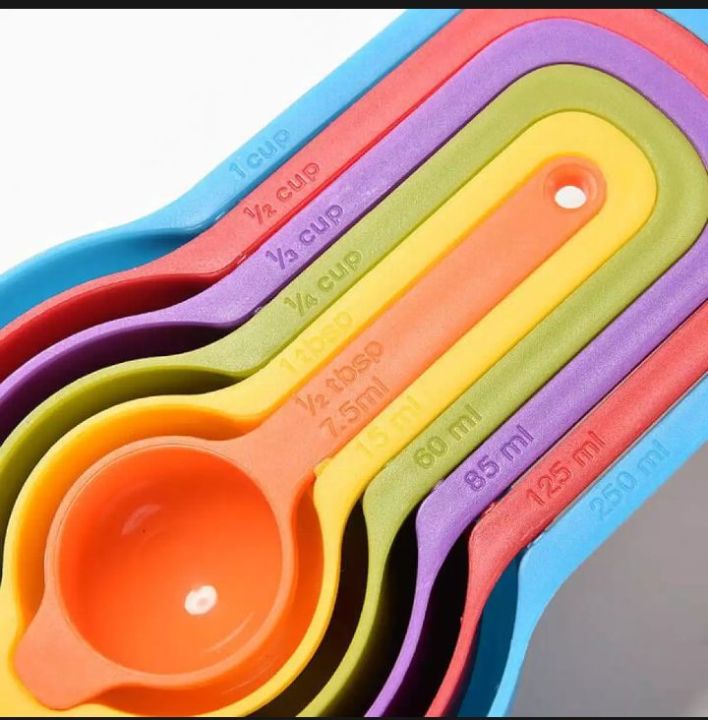 6Pcs%20SET%20Multi%20Color%20Measurement%206%20Pcs%20Cup%20Set%207.5ml%2015ml%2060ml%2085ml%20125ml%20250ml%20Plastic%20Kitchen%20Measurement%20Cup%20Set%20Measuring%20Tools%20&%20Scales%20-%20Image%206