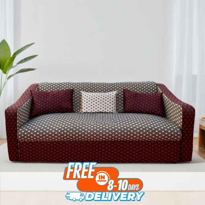 Three%20Seater%20Living%20Room%20and%20Office%20Sofa%20with%20Cushions%20Super-fine%20Fabric%20-%20Image%202