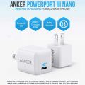 Anker PowerPort III Nano 20W PD Fast Charging USB-C Mini Charger Adapter. 