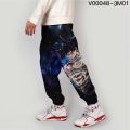 Personality Men Boy Trousers Goku Sweatpants Summer Spring Fitness Joggers High Street Anime Pants Trousers Boys Sweatpants. 