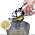 Stainless Steel Manual Hand Press Lemon Juicer Fruit Orange Citrus Juice Tool for Fresh and Healthy Drinks.