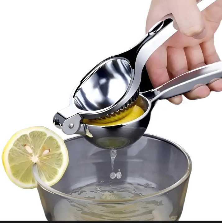 Stainless Steel Manual Hand Press Lemon Juicer Fruit Orange Citrus Juice Tool for Fresh and Healthy Drinks
