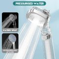 4 Modes Shower Head High Pressure Showerhead Rainfall One Key Stop Portable Supplies Bath For Bathroom Faucet Accessories Set. 
