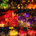 20LED Tengqiu Lamp Home Garden Colored Lantern Wedding Christmas Dress.