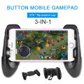 3 in 1 Trigger Controller Mobile Phone Game Controller Joystick iPhone/Android Compatible Portable Gamepad Aim Button Shooter.