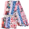 New Sakura Cherry Blossoms Flower lanyard card ID Badge Holder Keychain Pass Gym Mobile Kids Key Holder Key Rings Gift.