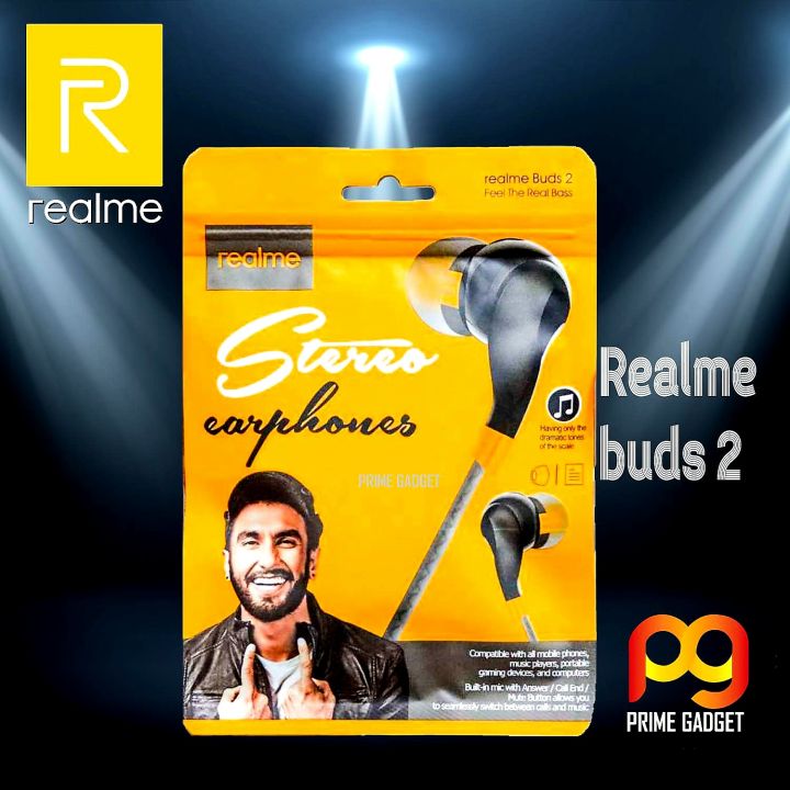 Realme%20Buds%202%20Wired%20Earbud%20In-Ear%20My%20Bus%20Subwoofer%20Stereo%20Earphone%20Hands-Free%203.5mm%20-%20Black%20Headphone%20-%20Image%202