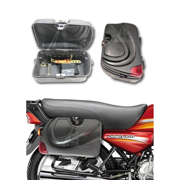 MOTO RAVE Bike Side Box -Carbon Black