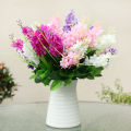5 Head Simulation Violet Flowers Artificial Hyacinth Violet Flower Valentine's Day Gifts Wedding Birthday Party Decoration.
