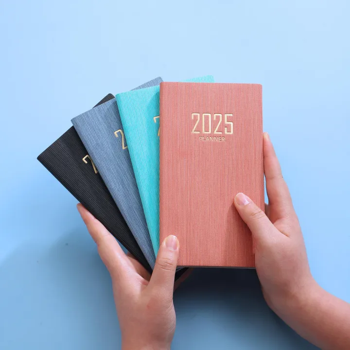 【Popular choice】 Portable Planner Compact Weekly A6 Notebook 2025 Daily ...