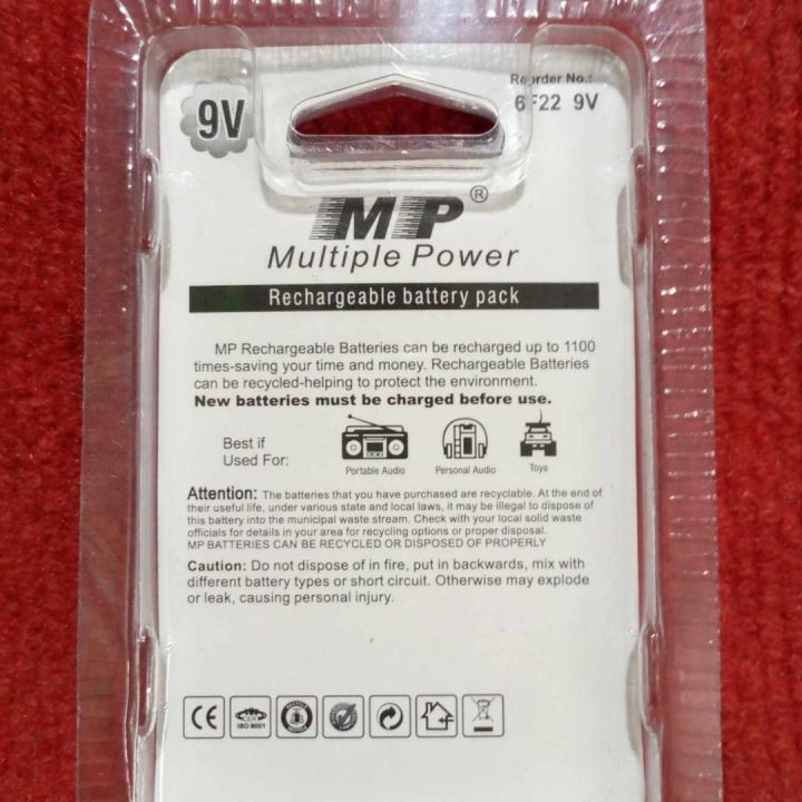 MP300mAh%20Battery%20NI-MH%209V%20Battery%20Rechargeable%20Battery%209V%20Rechargeable%20Battery%206F22%209V%20Battery%20Rechargeable%20450mAh%20Rechargeable%20Battery%20For%20Multimeter%20Battery%20-%20Image%203