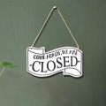 Welcome Plaque Crafts Wear-resistant Wall Door Welcome Plaque Sign.