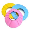Baby Shower Cap Bathing Cap - 1 Pcs Soft Adjustable Visor Hat Safe Shampoo Shower Bathing Protection Bath Cap for Toddler, Baby, Kids, Children (Bule+Yellow+Pink). 