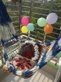Hand Made Dulna Adult Rope bed Hanging Dulna Use For All People Large Swing Rope bed Rattan Dulna.