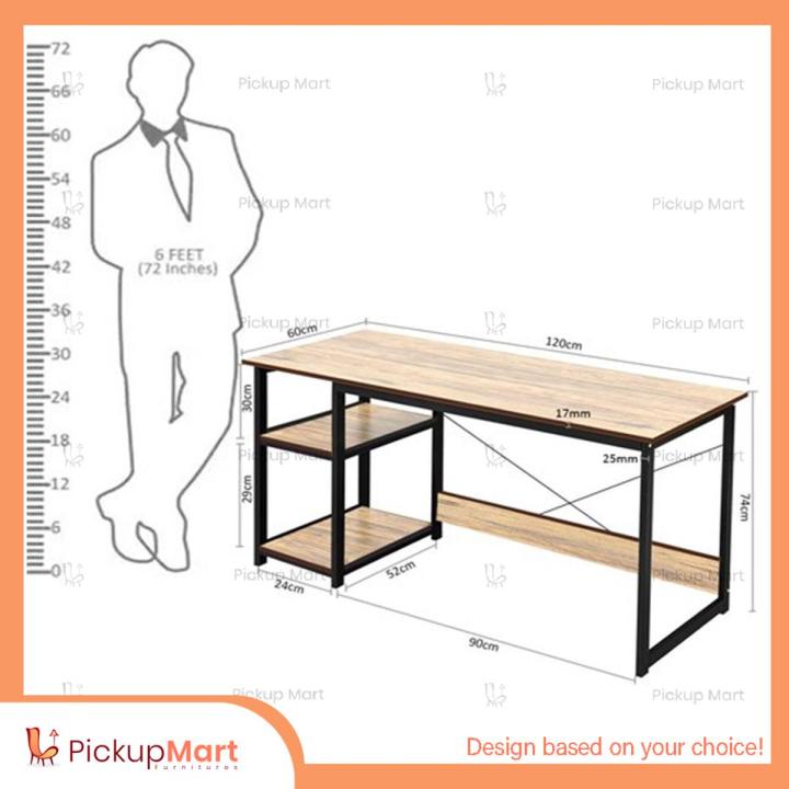 Metal Frame Workstation/ Study Table/ Computer Table/ Reading Table/ Writing desk/ Laptop Table FW-41