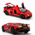 Miniauto 1:32 Lamborghini Aventador SV LP750-4 Diecast Metal Super Toy Car.