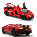 Miniauto 1:32 Lamborghini Aventador SV LP750-4 Diecast Metal Super Toy Car. 