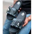 New Collection Black White Red And Yellow Color NK Slide Slipper Sandal For Men M25002. 
