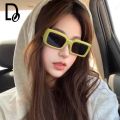 Square Fashion Sunshade Sunglasses Retro Fashion Trend. 