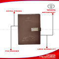 TOYOTA Car Vehicle Documents Holder-CHOCOLATE -CAR DOCUMENTS HOLDER,CAR PAPER BAG, DOCUMENT COVER, CAR DOCUMENTS POUCH, Vehicle Document holder,. 