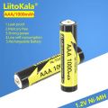 LiitoKala AAA 1000MAH/AA 1000MAH NiMH 1.2V Rechargeable Battery Suitable for Toys Mice,with 4PC AAA Battery. 
