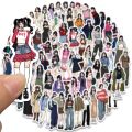 10/30/65pcs New Fashion Hand-painted Girl Sticker DIY Scrapbooking Journal Collage Album Characters Clothing Decoration Stickers. 