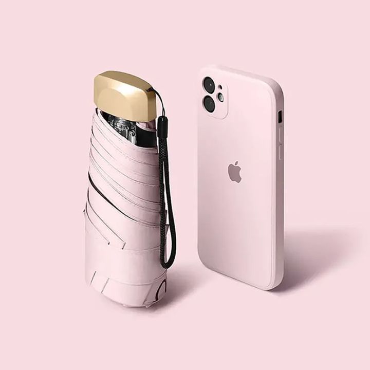 Iphone Men & Women Fashion Umbrella Pink