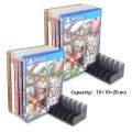 【Bestseller Alert】 2 pcs/Pack PS4 Slim Pro Game Accessories Disk Stand Storage Bracket PS 4 Discs Holder for Sony Playstation 4 Game Disc Rack.