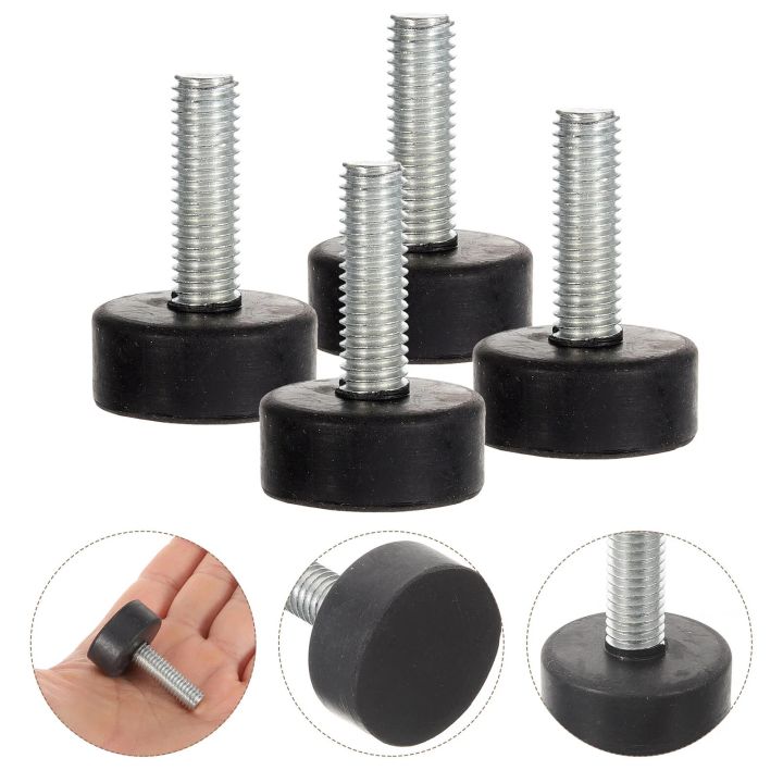 4pcs Rubber Feet Pad Screw In Rubber Feet Furniture Leg Bumpers Pads for  Tables Sofas