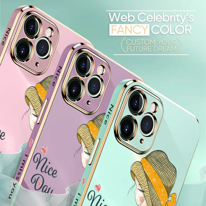 For%20Redmi%20Note%209%20Back%20Cover%20Luxury%206D%20Plating%20Lovly%20Girl%20Side%20Pattern%20Soft%20Silicone%20Square%20Mobile%20Phone%20Case%20-%20Image%205