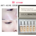 Korean 5ml Skin Whitening Glow Foundation Cream BB Serum Kit for BB Make Up Meso White Brightening Serum Skin Care Products. 