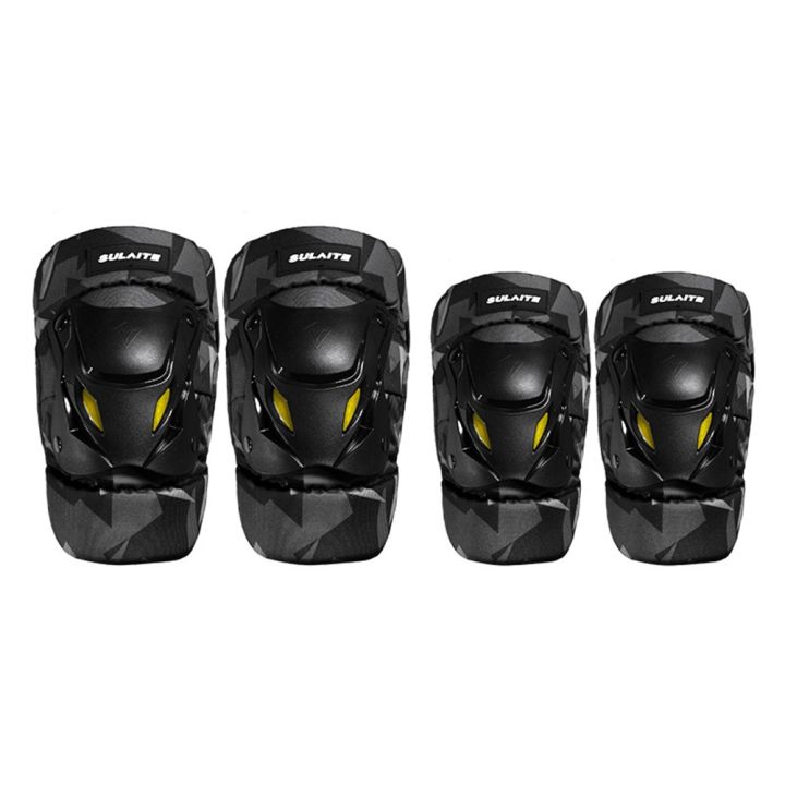 【Xiaofeng】Sulaite winter motorcycle knee pads protective equipment men antifall motorcross gear leg protection