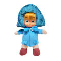 toys in Russia Winter Masha Bear Big Eyes Doll with Masha Masa and Bear Bear. 