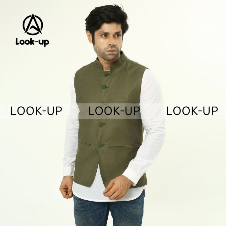 Gabardine%20Tendy%20Waistcoat,Koti%20Neheru%20jacket%20%20modi%20coat%20Vest%20For%20men%20-%20Image%202