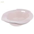 Hip Bath Tub Sitz Bath for Toilet Maternity Hemorrhoid Avoid Milk White.