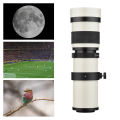 Andoer Camera Lens for Canon Nikon Sony Fujifilm Olympus MF Super Telephoto Zoom Lens F/8.3-16 420-800mm T Mount 1/4 Thread. 