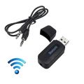 Music Receiver Bluetooth Adapter - Black by Tuhfa Gadget. 
