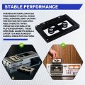 Audio Cassette Shell Case Open Design for DIY Reel to Reel Tape Storage Plastic Shell.