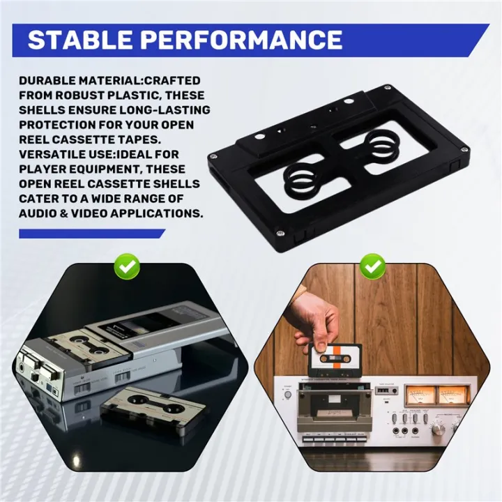 Audio%20Cassette%20Shell%20Case%20Open%20Design%20for%20DIY%20Reel%20to%20Reel%20Tape%20Storage%20Plastic%20Shell%20-%20Image%206